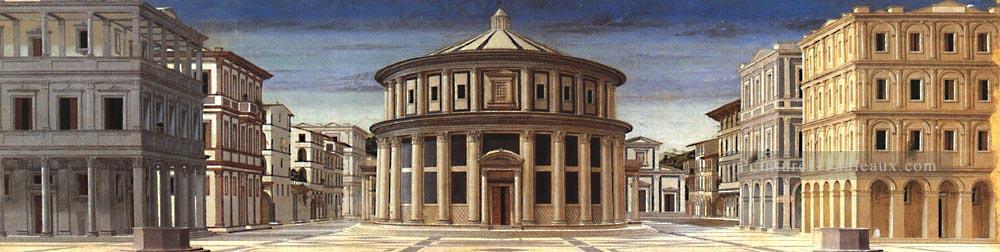 Ville idéale Humanisme de la Renaissance italienne Piero della Francesca Peintures à l'huile